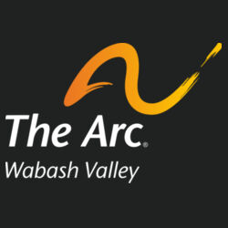 The Arc of the Wabash Valley (Left Chest) Design TA4 on a Sport-Tek® - Women's Colorblock Hooded Raglan Jacket Design