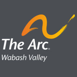 The Arc of the Wabash Valley (Left Chest) Design TA4 on a Sport-Tek® - Hooded Raglan Jacket Design