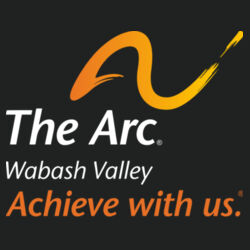 The Arc of the Wabash Valley (Left Chest) Design TA4 on a Sport-Tek® - Women's Colorblock Hooded Raglan Jacket Design