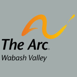 The Arc of the Wabash Valley (Front & Back) Design TA5 on a Port & Company® - Youth Core Fleece Crewneck Sweatshirt Design