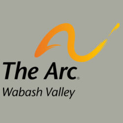 The Arc of the Wabash Valley (Front & Back) Design TA3 on a District® - Women's Re-Fleece Hoodie Design