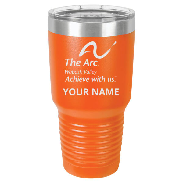 The Arc of the Wabash Valley Design TAE4 Engraved on a Polar Camel® - 30 oz Tumbler Vacuum Insulated with Slider Lid Thumbnail