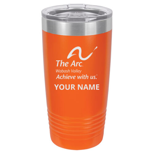 The Arc of the Wabash Valley Design TAE4 Engraved on a Polar Camel® - 20 oz Tumbler Vacuum Insulated with Slider Lid Thumbnail