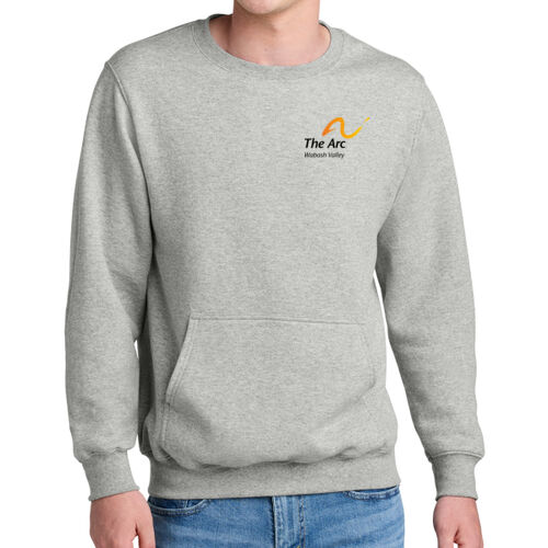 The Arc of the Wabash Valley (Front & Back) Design TA5 on a Port & Company® - Core Fleece Crewneck Pocket Sweatshirt Thumbnail
