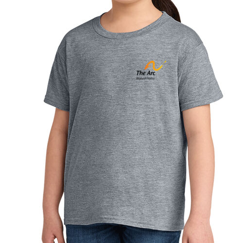 The Arc of the Wabash Valley (Front & Back) Design TA5 on a Gildan® - Youth Softstyle ® T Shirt Thumbnail