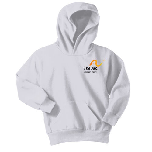 The Arc of the Wabash Valley (Front & Back) Design TA5 on a Port & Company® - Youth Core Fleece Pullover Hooded Sweatshirt Thumbnail