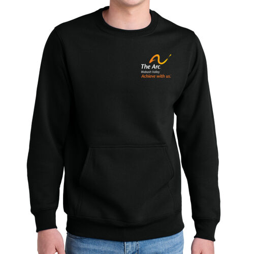  Arc of the Wabash Valley (Front & Back) Design TA4 on a Port & Company® - Core Fleece Crewneck Pocket Sweatshirt Thumbnail