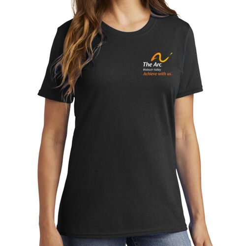  Arc of the Wabash Valley (Front & Back) Design TA4 on a Port & Company® - Women's Core Cotton Tee Thumbnail